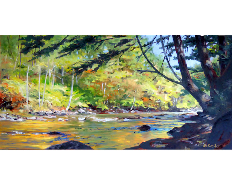 Down by the river
12x24  Oil on board