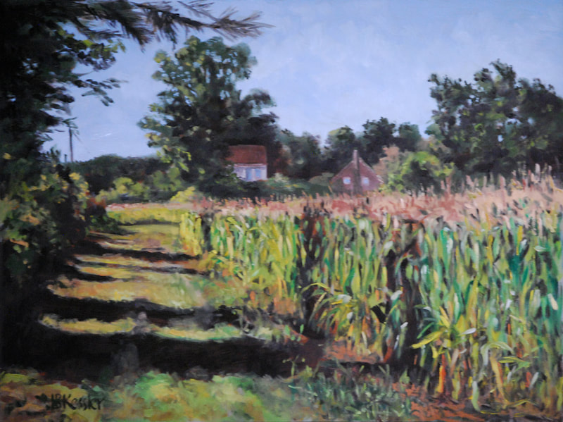 End of the summer cornfield
12x16  Oil on panel
$495