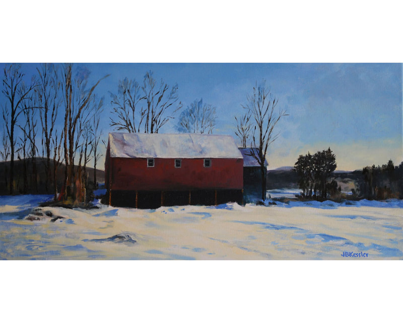 Winter barn
12x24  Oil on canvas